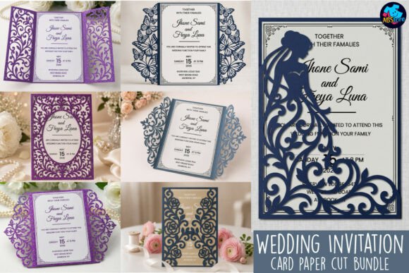 Download Wedding Invitation SVG Bundle - Wedding Collection