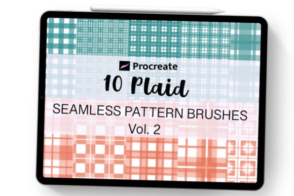Download Procreate Brush Plaid Seamless Pattern - Premium Resources
