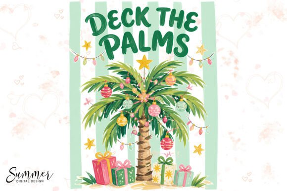 Download Deck the Palms Christmas Sublimation PNG - Sublimation Collection