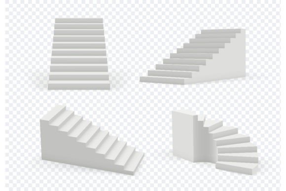 Download Stairs Realistic. Architectural Object - Architectural Collection