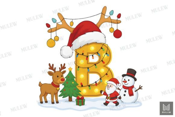 Download Christmas Letter B Sublimation PNG - Sublimation Collection