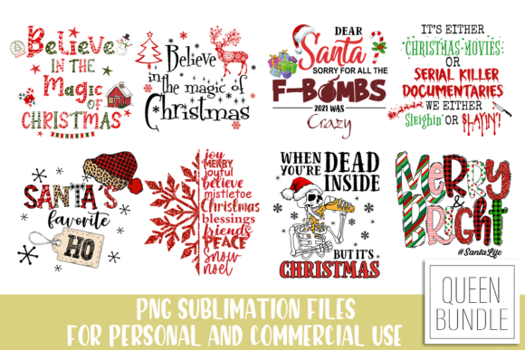 Download Quote Christmas Sublimation Bundle - Sublimation Collection